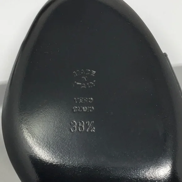 NIB Moschino Couture biker motif black ankle strap sandals, size 8.5 - Picture 8 of 9